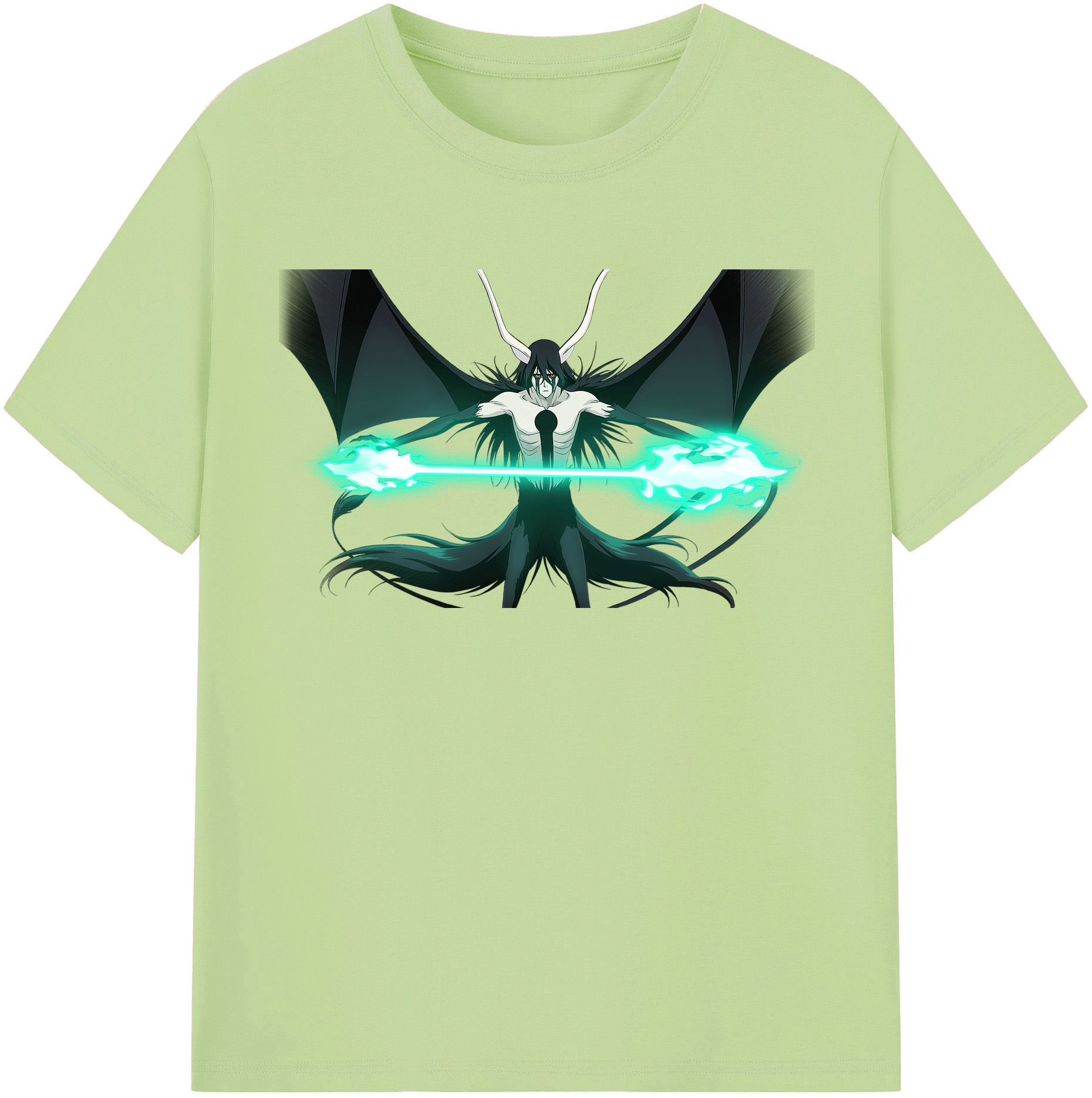（画像用） ブリーチ ウルキオラ·シファー BLEACH Ulquiorra cifer 綿100％半袖Tシャツ（フロントプリント）